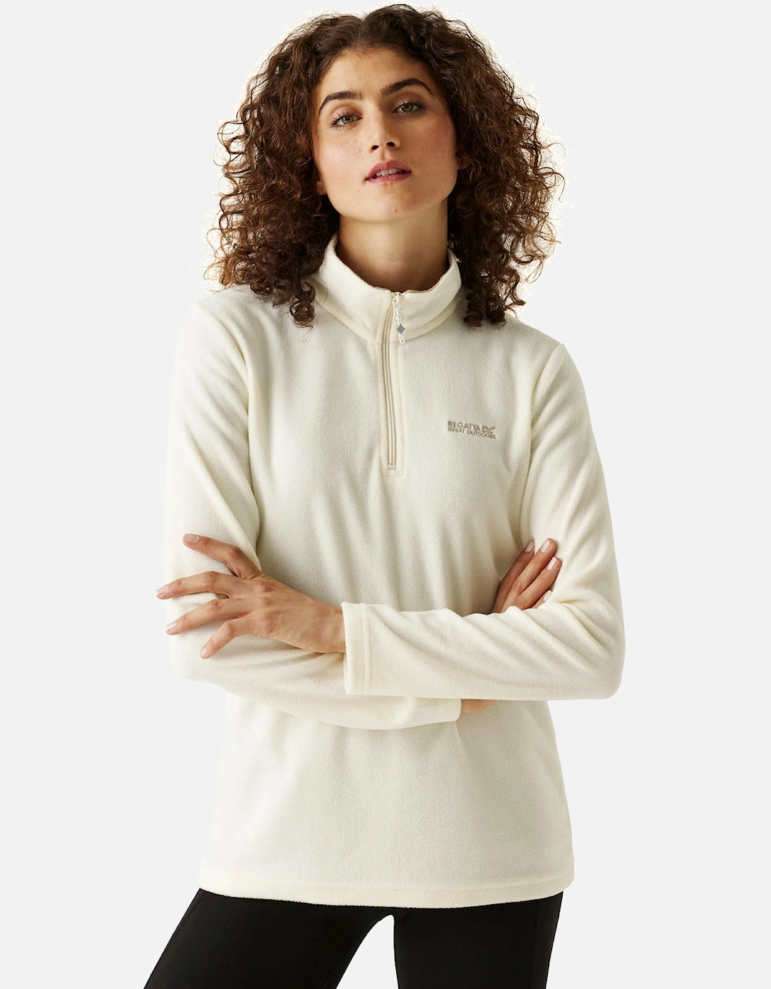 Womens Sweethart Half Zip Fleece, 2 of 1