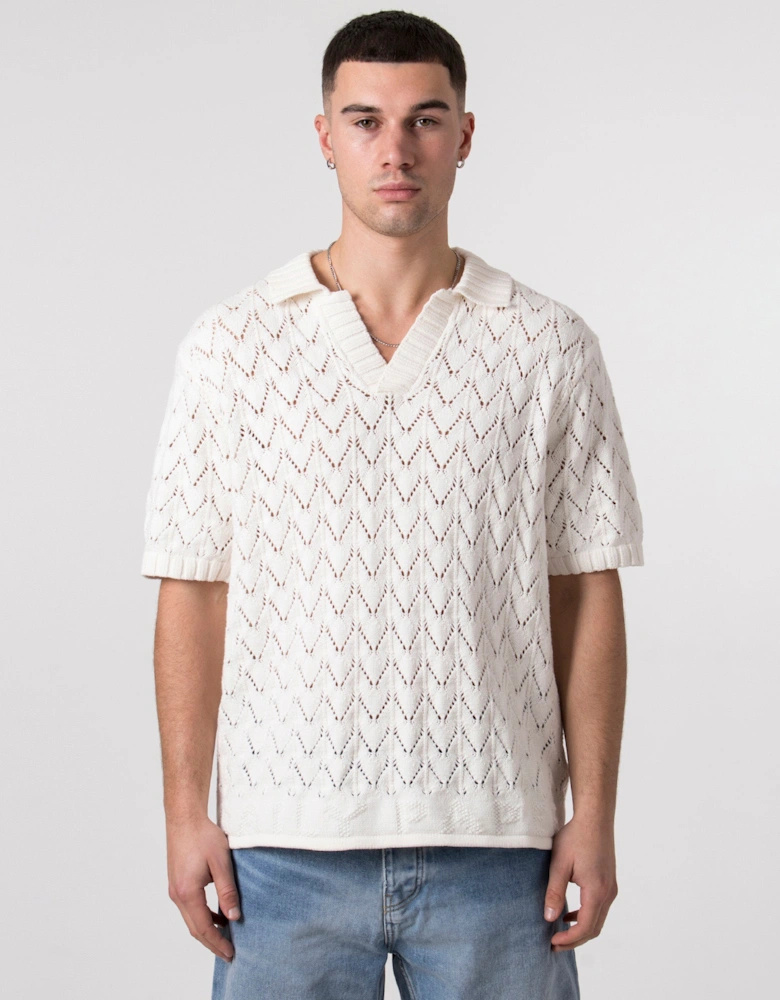 Relaxed Fit Yinka Knit Polo Shirt
