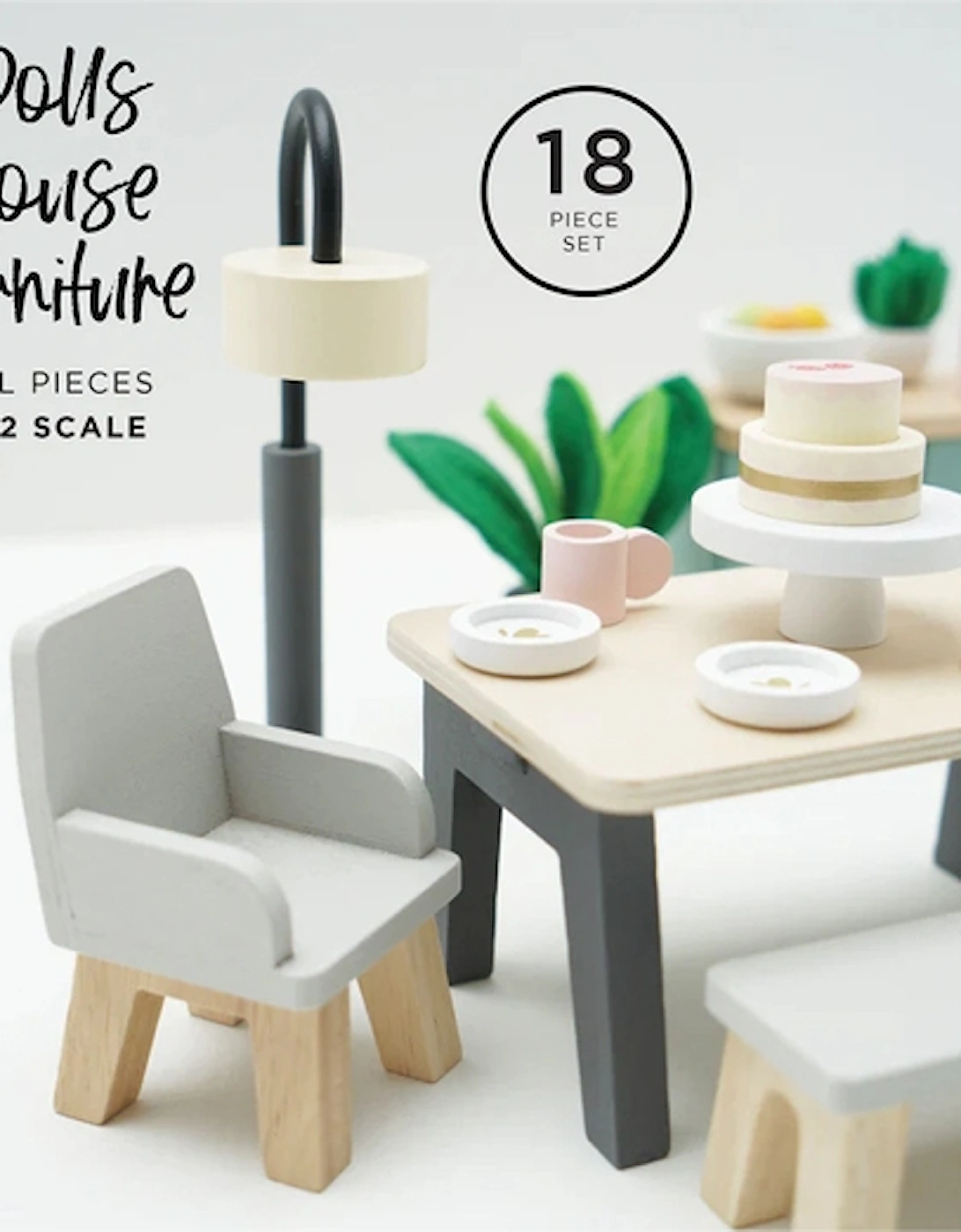 Dolls House Dining Room 18 Piece