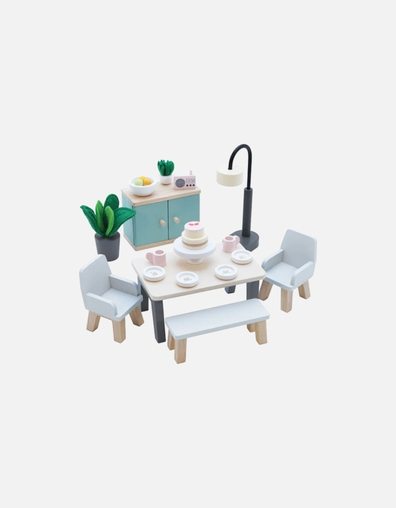 Dolls House Dining Room 18 Piece