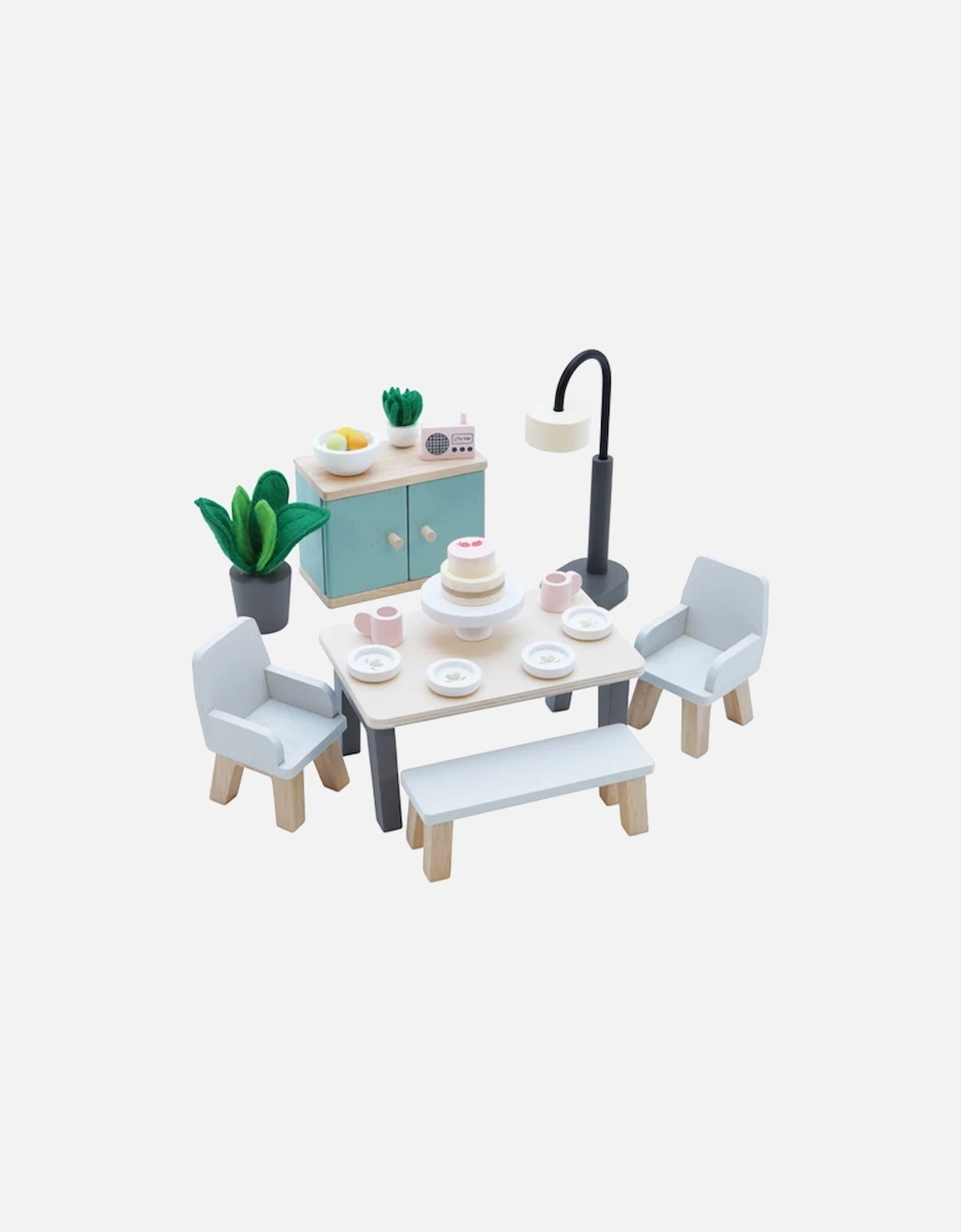 Dolls House Dining Room 18 Piece, 6 of 5