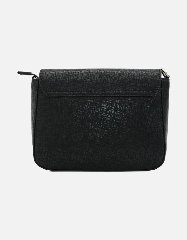 Divina Flap Black Shoulder Bag