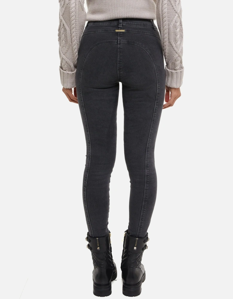 Jodhpur Stetch Skinny Washed Black Jean