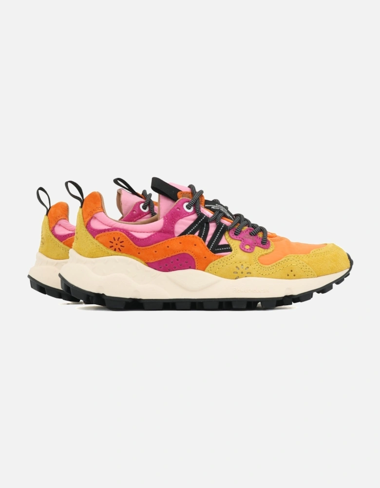 Yamano 3 Suede Nylon Orange Yellow Trainer