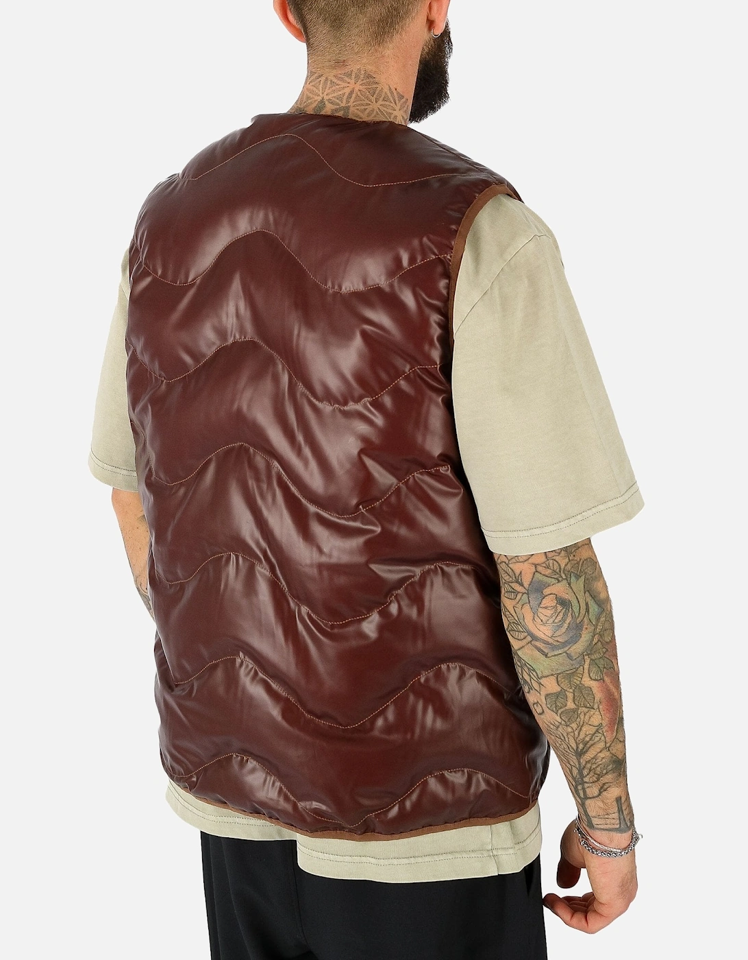 Heat Reactive Quilted Brown Gilet