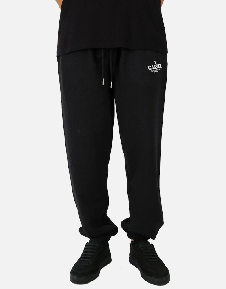 For The Chosen Cuffed Black Jogger