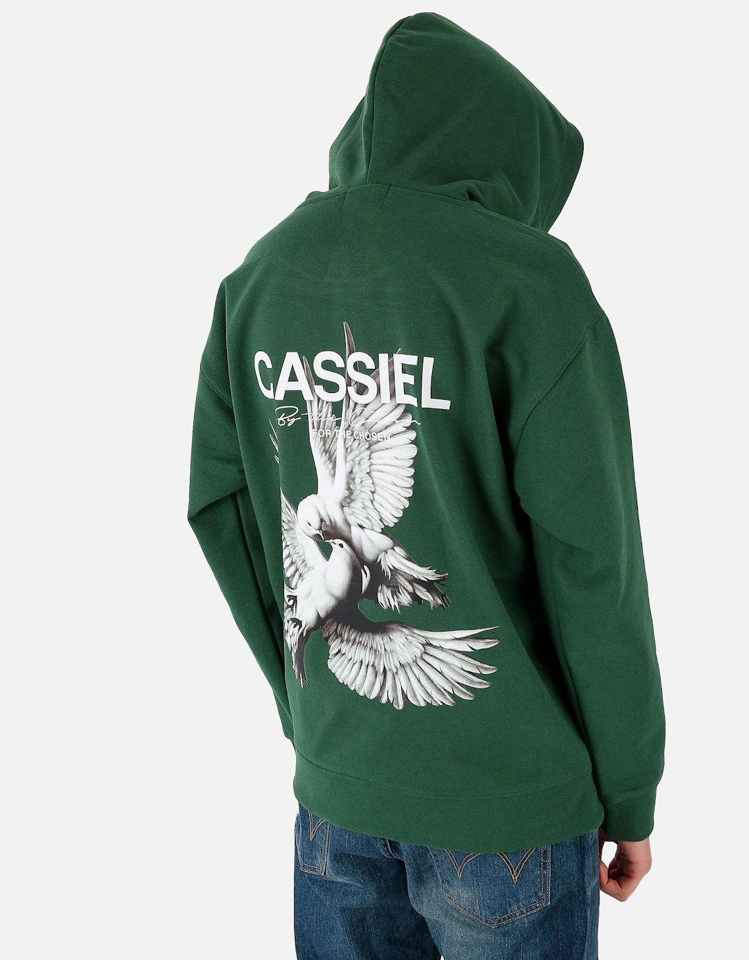 Doves Green Pullover Hoodie, 5 of 4