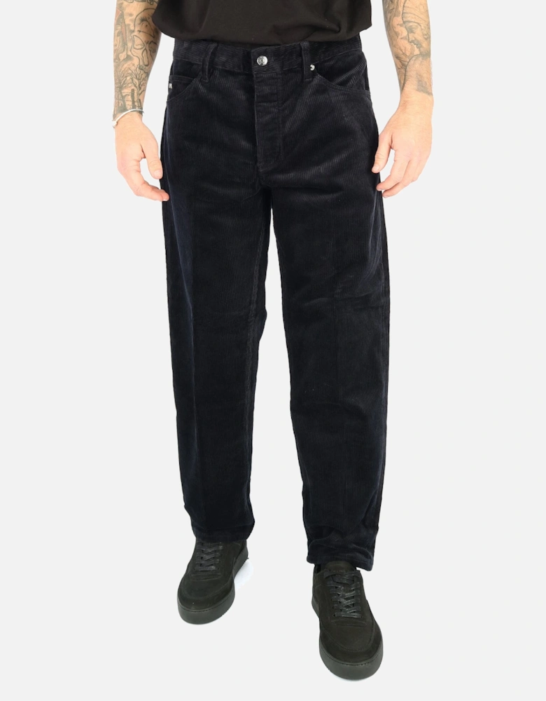 Straight Fit Navy Cord Jean