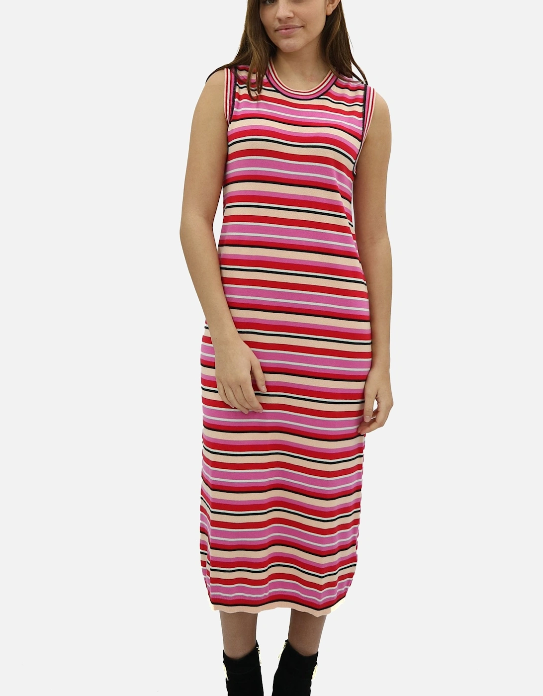 Knitted Hoop Pink Maxi Dress, 5 of 4
