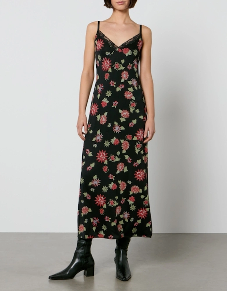 MAX&Co. Menta Floral-Print Jersey Dress