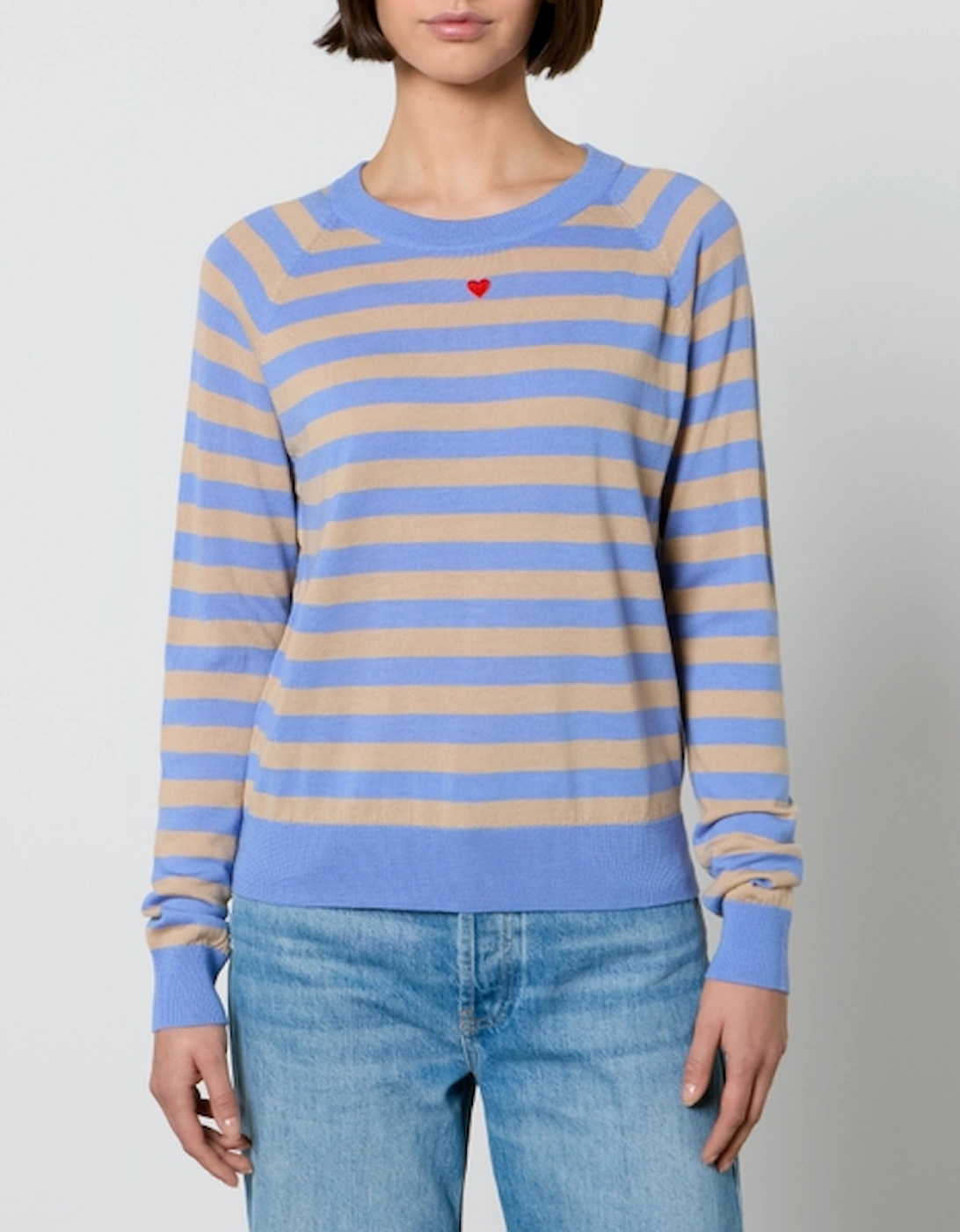 MAX&Co. Doberman Intarsia-Striped Wool Jumper, 2 of 1