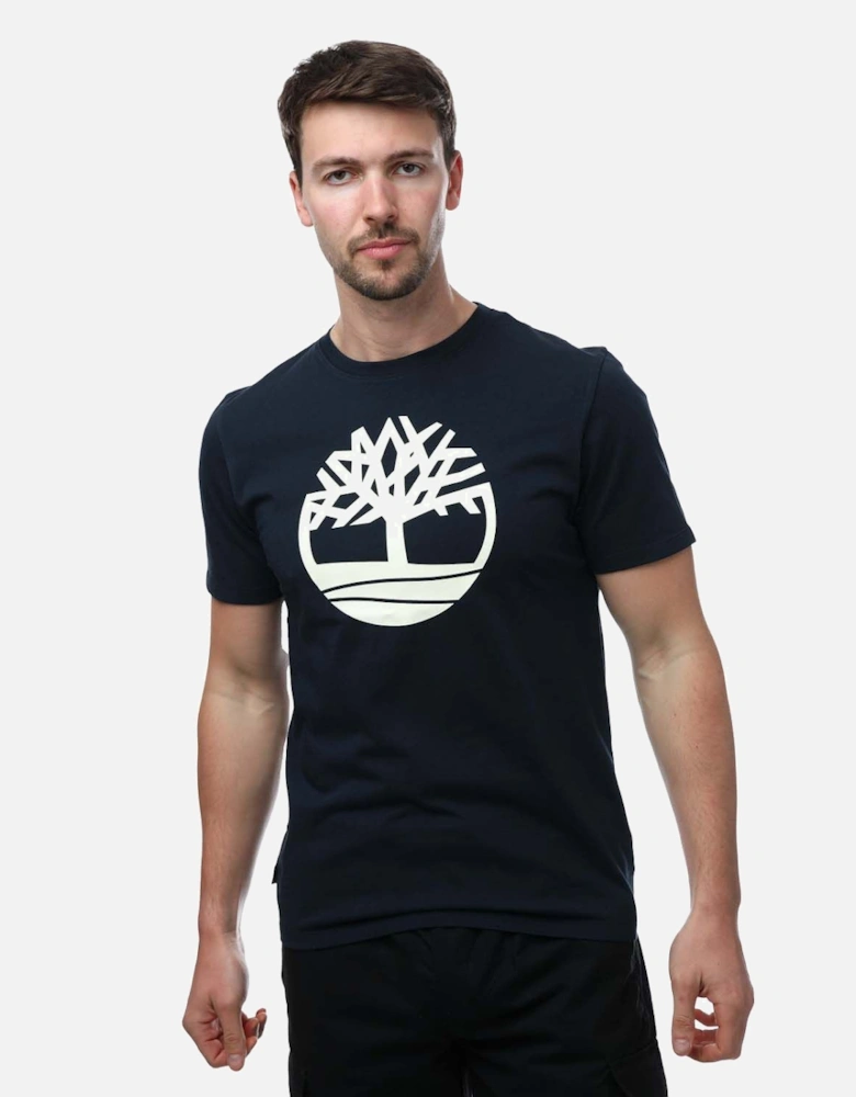 Mens Kennebec River Tree Logo T-Shirt