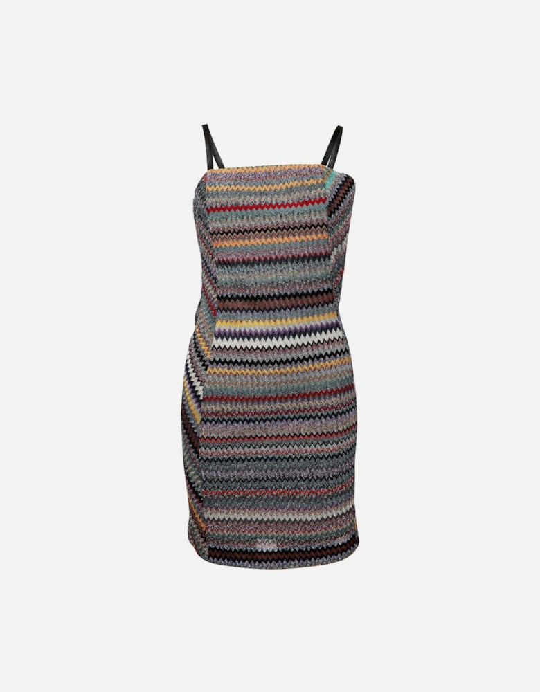 Womens Striped Mini Dress