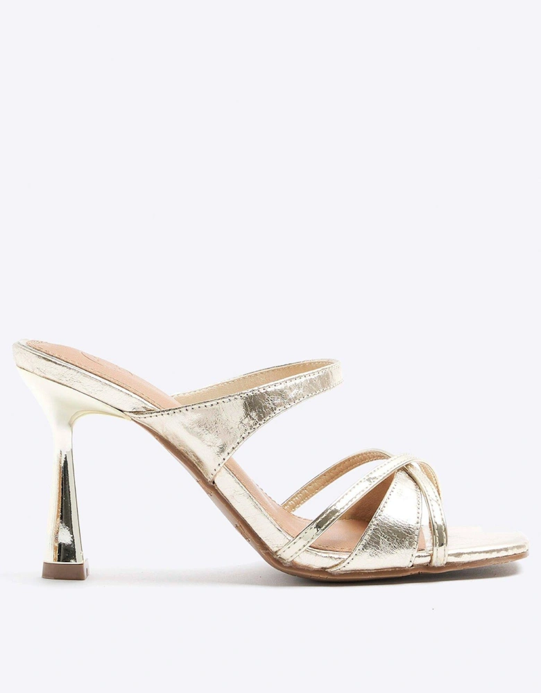 Strappy Mule - Gold