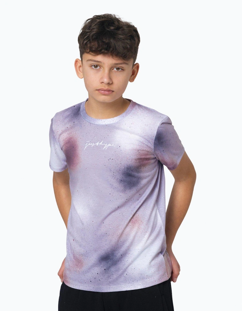 Boys Multi Blown Paint Scribble T-shirt