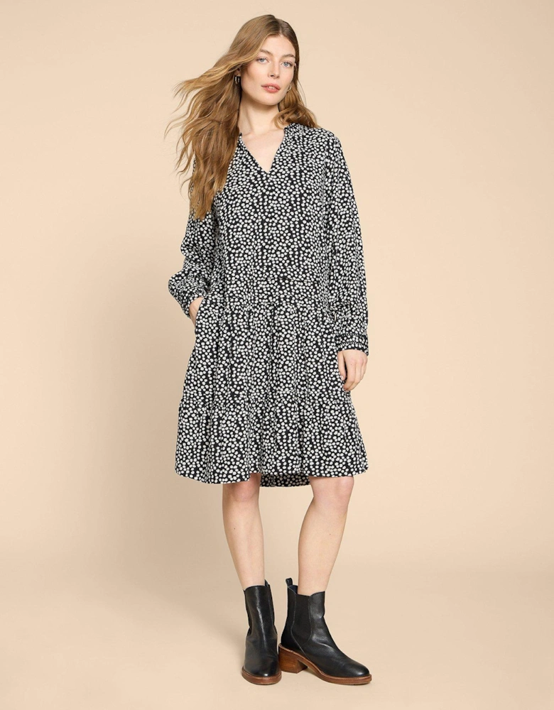 Clover Vero Smock Dress - Black