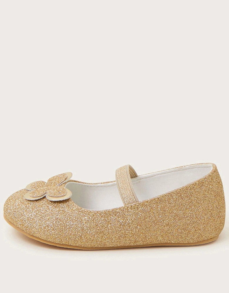 Baby Girls Walker Shoes - Gold
