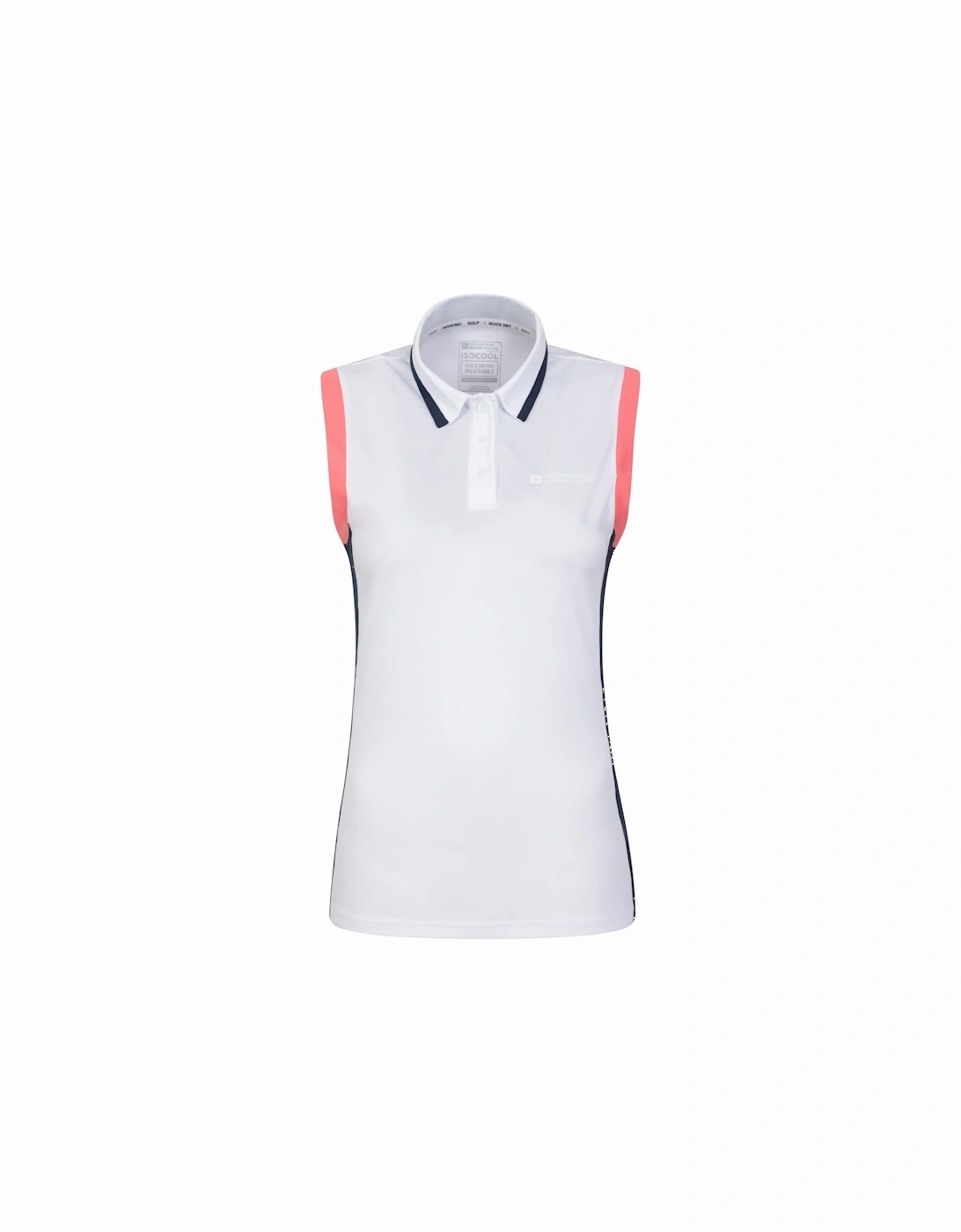 Womens/Ladies Classic Polo Neck Golf Vest Top, 6 of 5