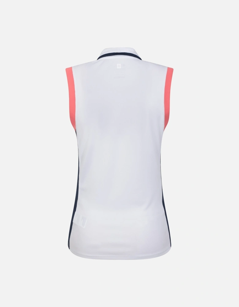 Womens/Ladies Classic Polo Neck Golf Vest Top