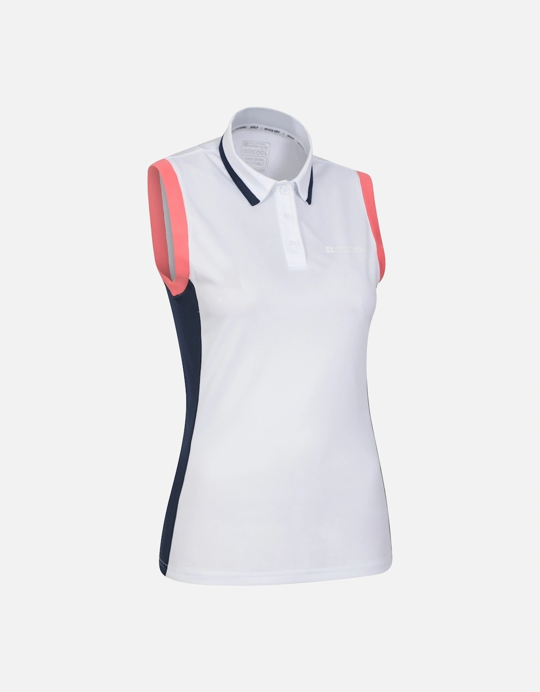 Womens/Ladies Classic Polo Neck Golf Vest Top