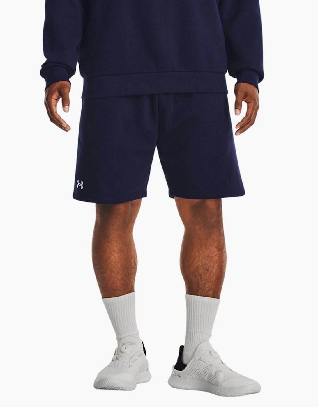 Under Armour Men's Under Armour Mens Rival Fleece Shorts - Navy