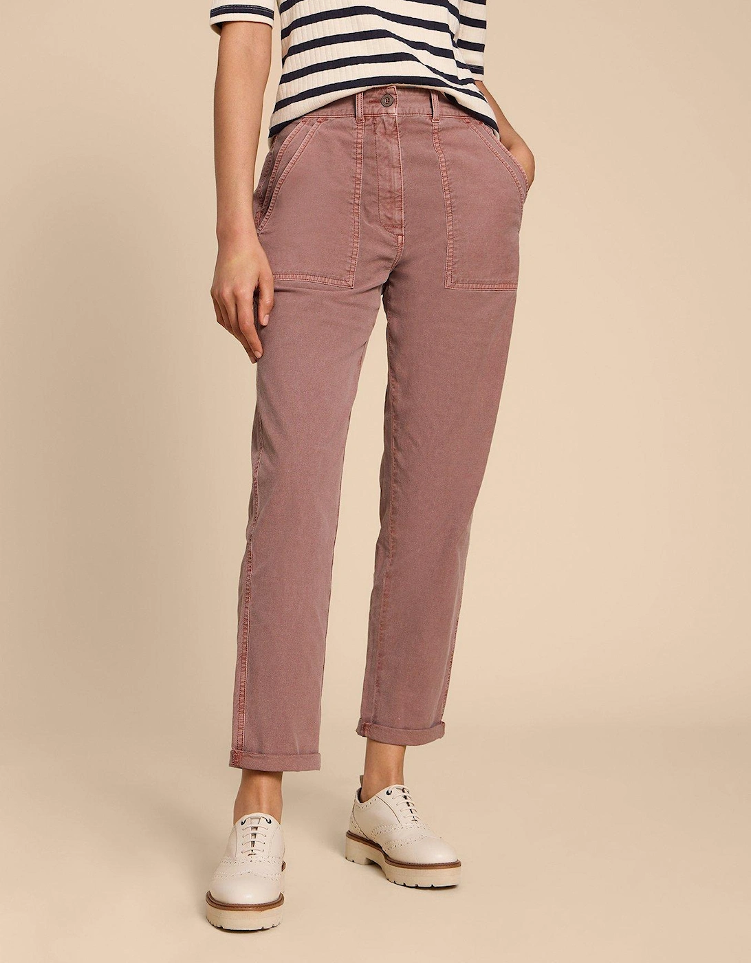 Twister Chino Trouser - Pink, 2 of 1