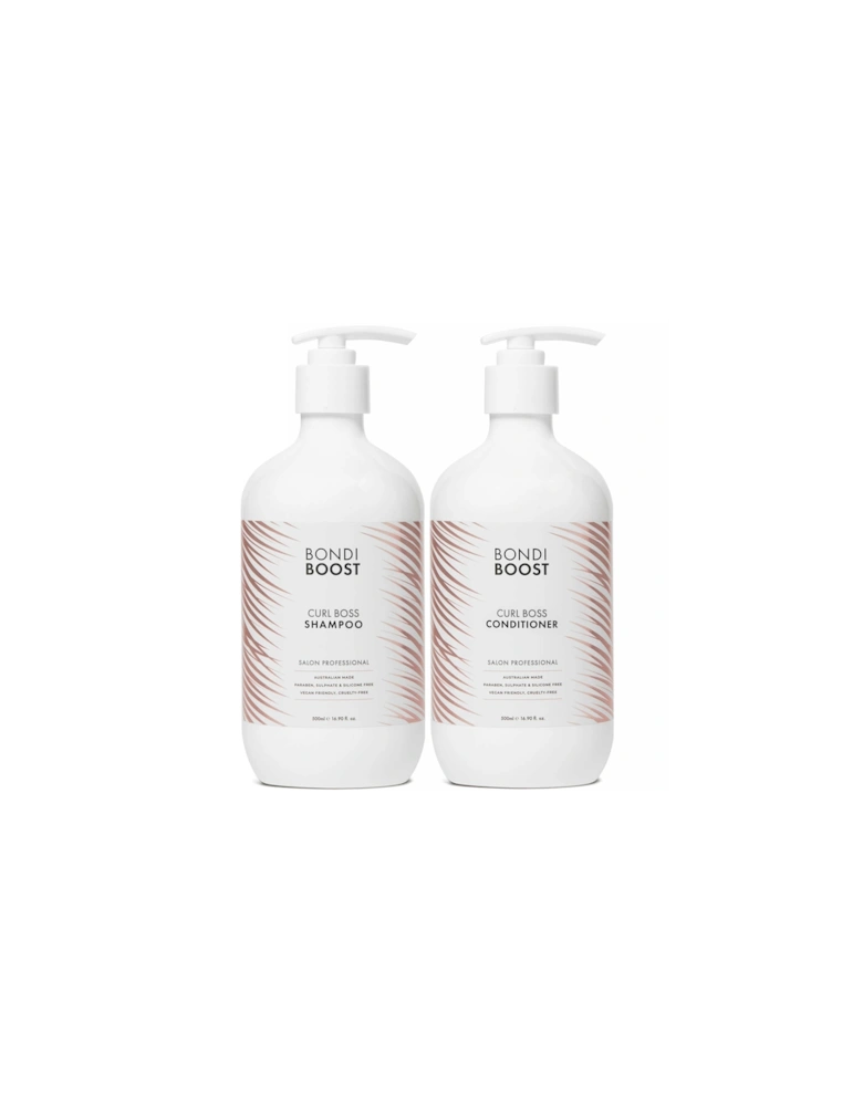 Curl Boss Shampoo and Conditioner 500ml Bundle