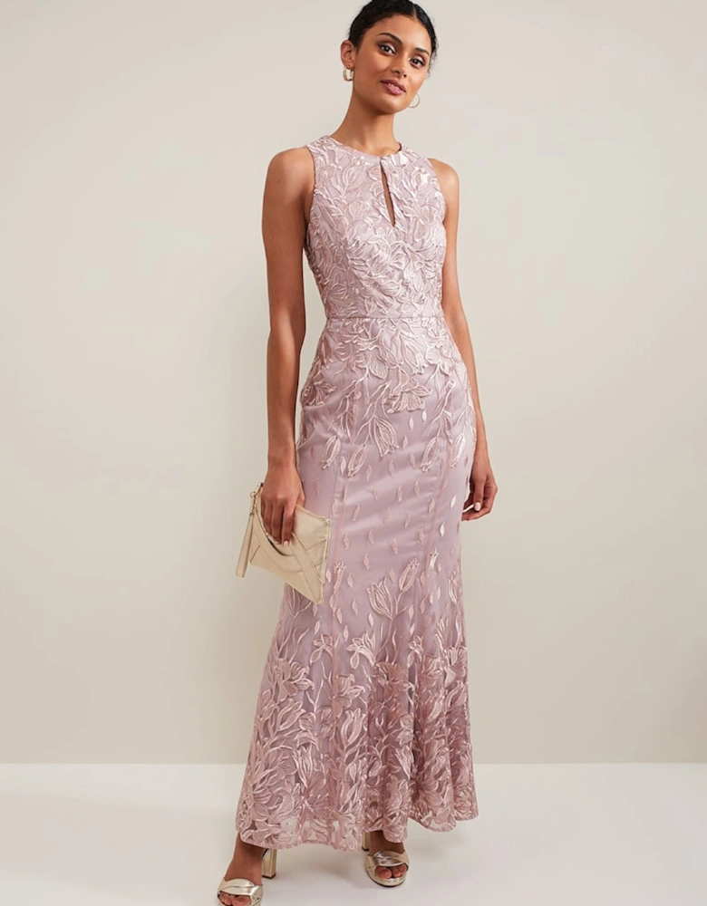 Jaclyn Embroidered Maxi Dress