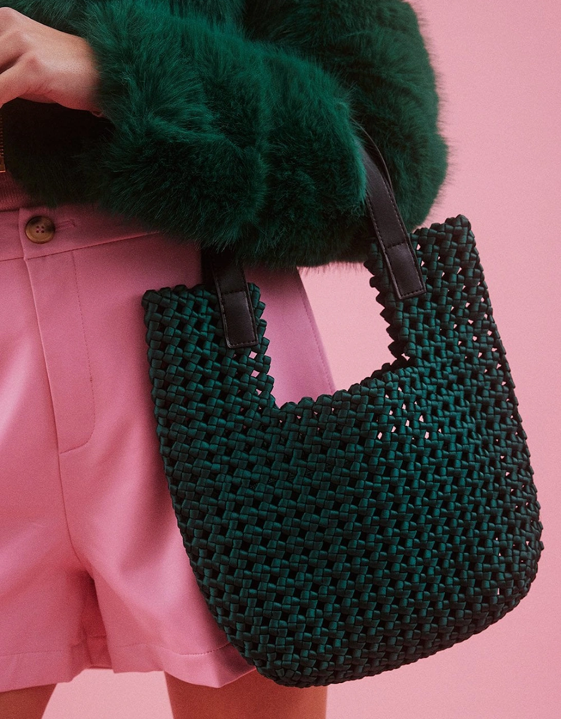 Hand Knitted Eco Leather GiGI Bag, 2 of 1