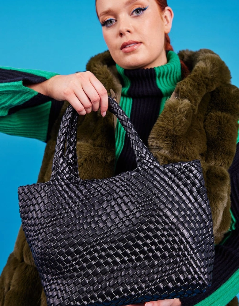 Hand Knitted Eco Leather GiGI Bag