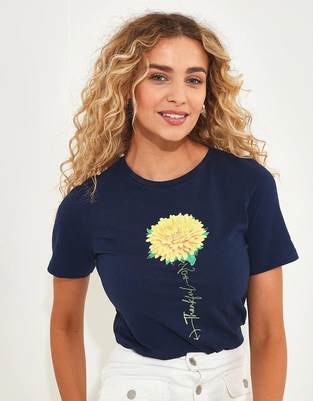 Beautifully Bold Graphic T-shirt - Navy, 2 of 1
