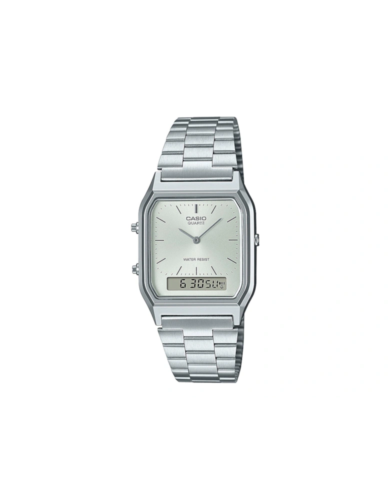 AQ-230A-7AMQYES Stainless Steel Bracelet Watch