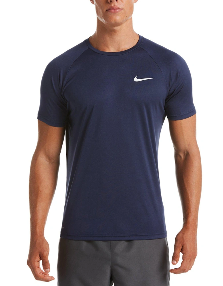 Men's Essentials Hydro Short Sleeve Hydroguard-navy