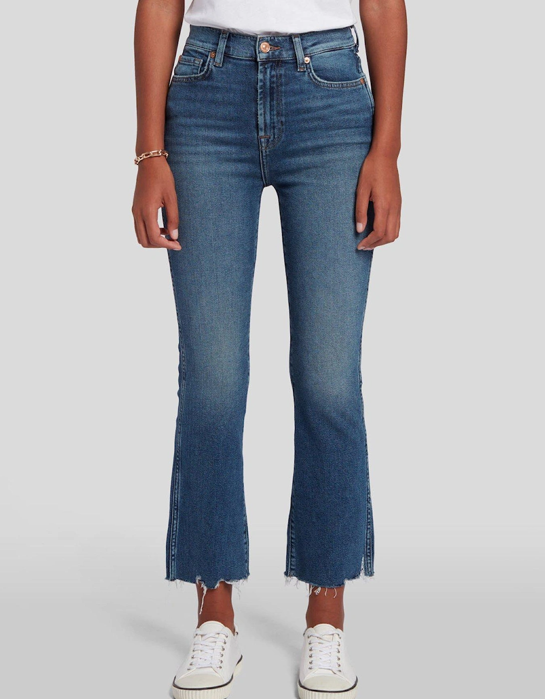 Luxe Vintage High Waisted Slim Jean With Kick Hem, 6 of 5