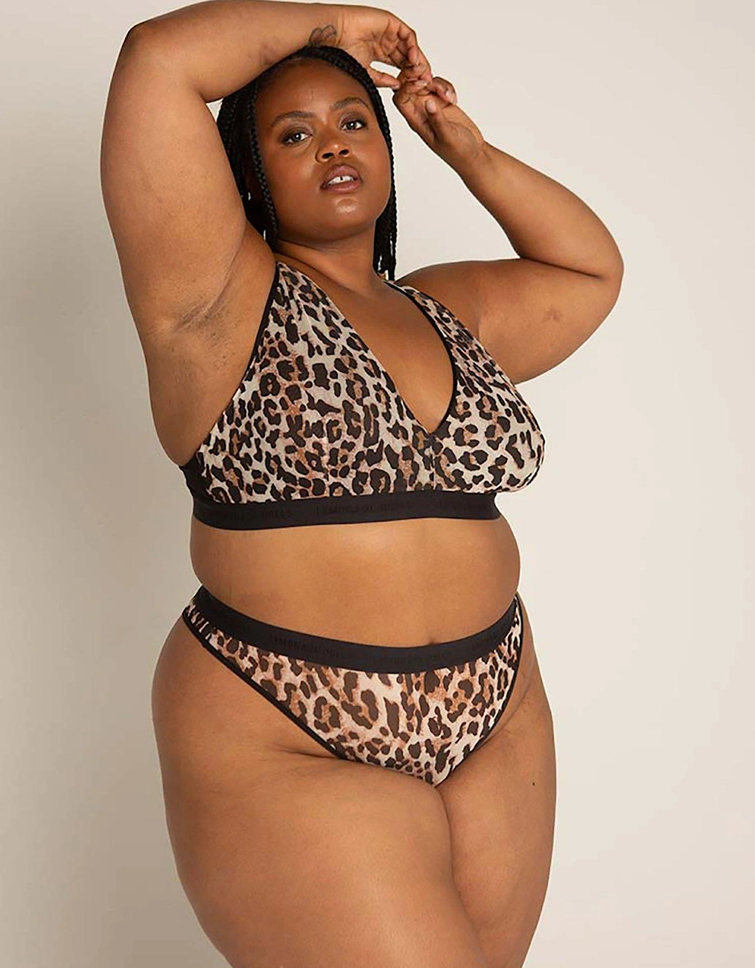 Mesh Thong - Natural Leopard, 6 of 5