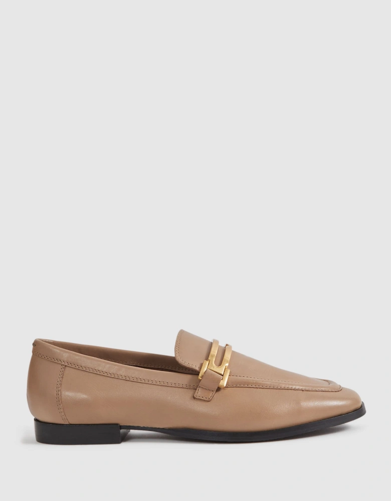 Leather Rounded Loafers