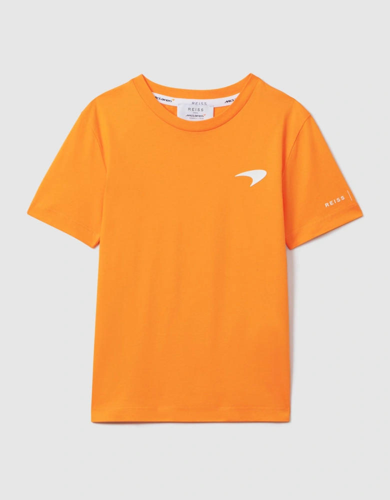 McLaren F1 Mercerised Cotton Crew Neck T-Shirt