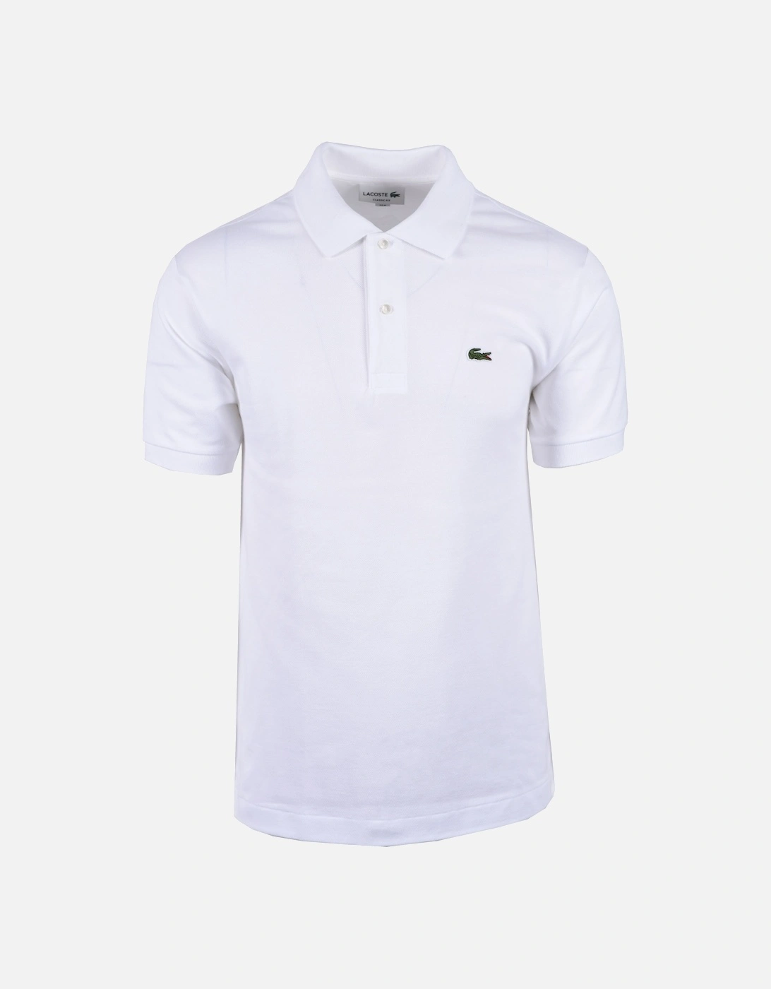 L.12.12 Piqué Cotton Polo Shirt White, 4 of 3