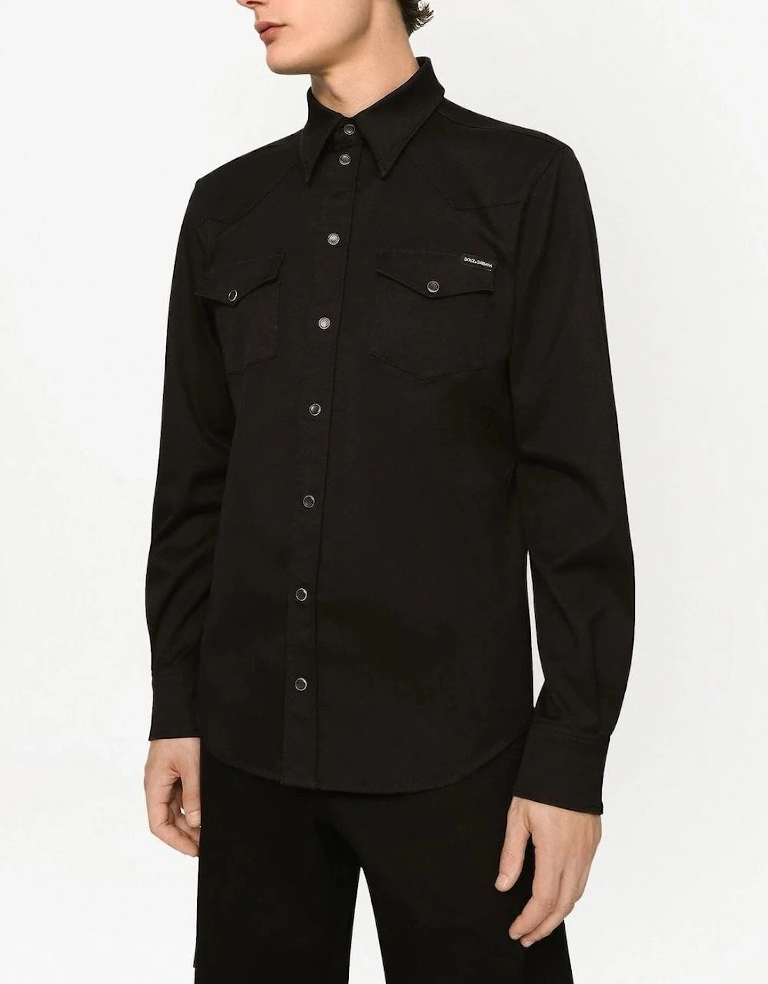 Western Branded Shirt Black