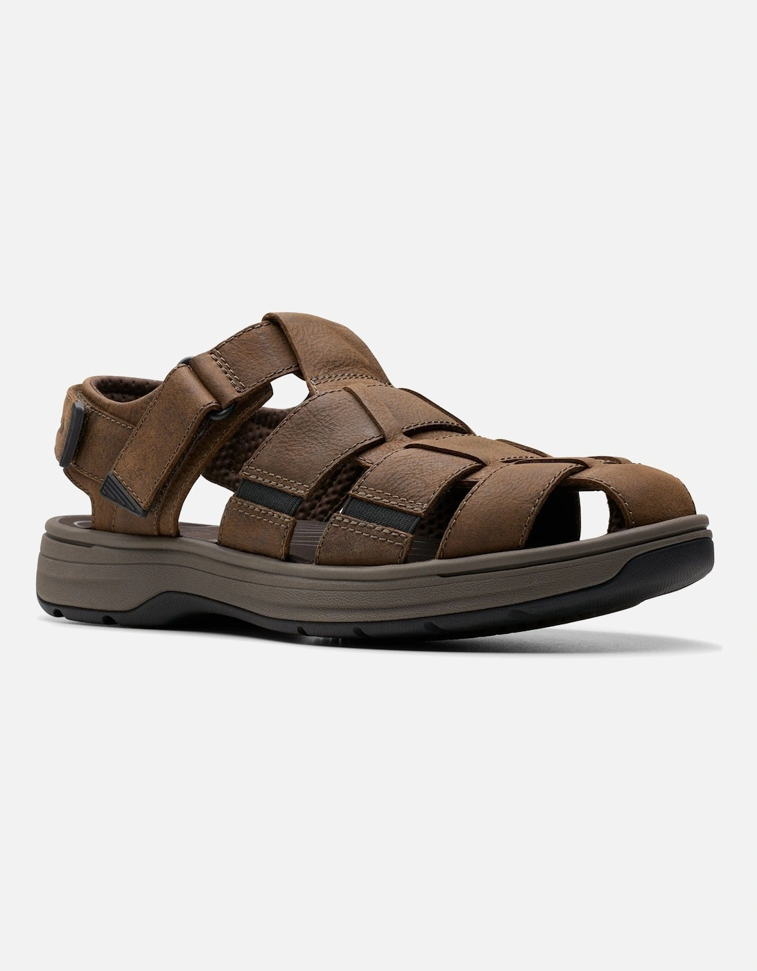 Saltway Cove sandal in Dark Brown Leather, 2 of 1