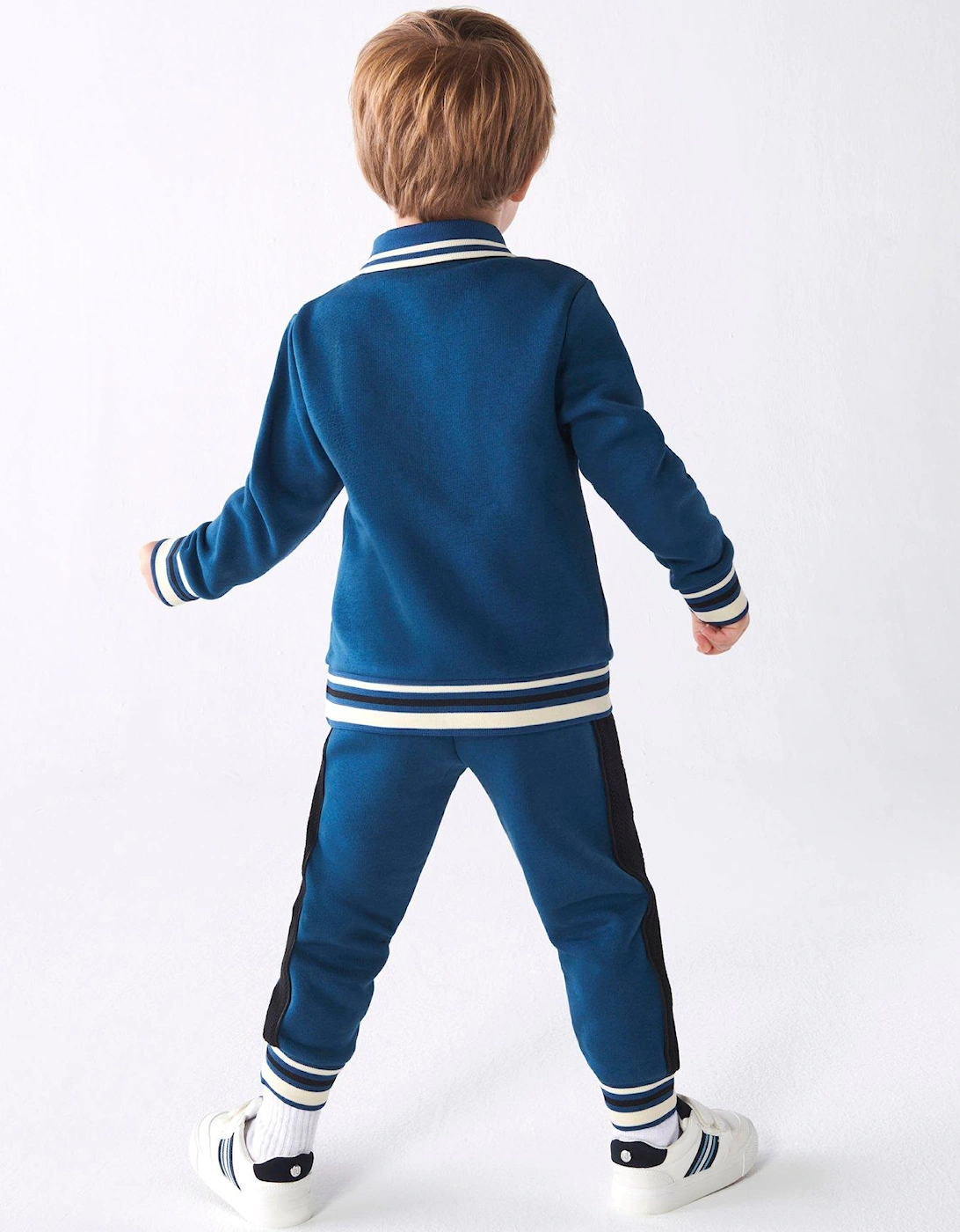 Mini Mini Boy Sweatshirt And Joggers Set - Navy