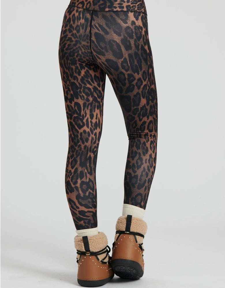 Base Layer Leggings In Leopard