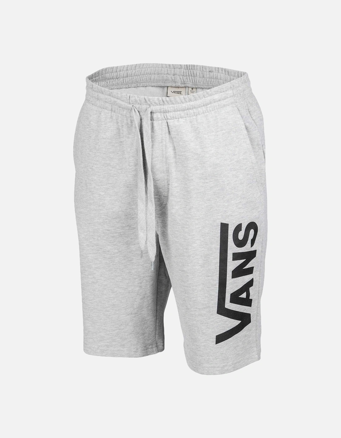 Mens Drop V Checked Sweat Shorts - Grey, 3 of 2