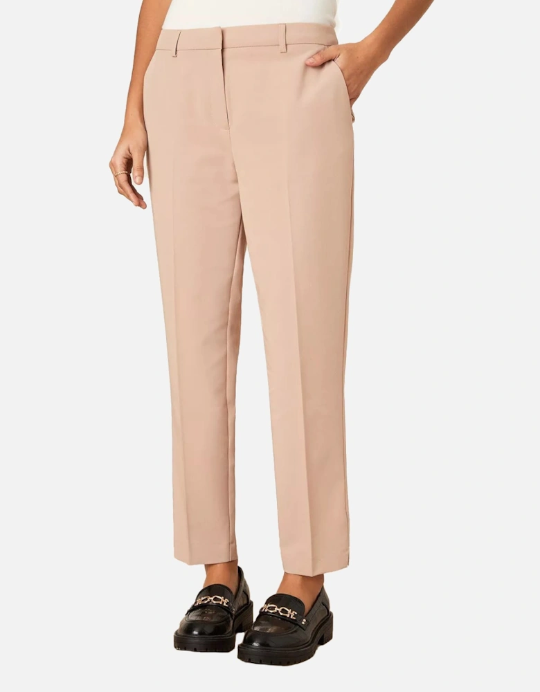 Womens/Ladies Slim Ankle Grazer Trousers