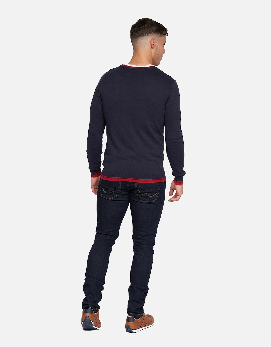 Duck and Cover Mens Papline Knitted Jumper