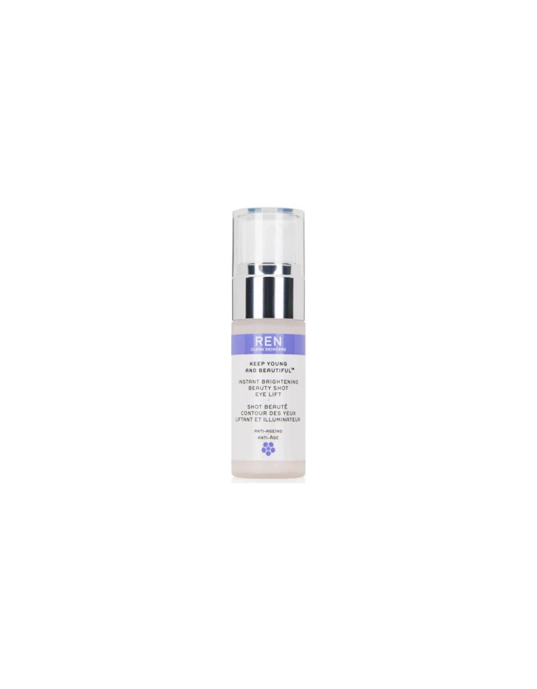 Keep Young and Beautiful Instant Brightening Beauty Shot Eye Lift 15ml - REN Clean Skincare