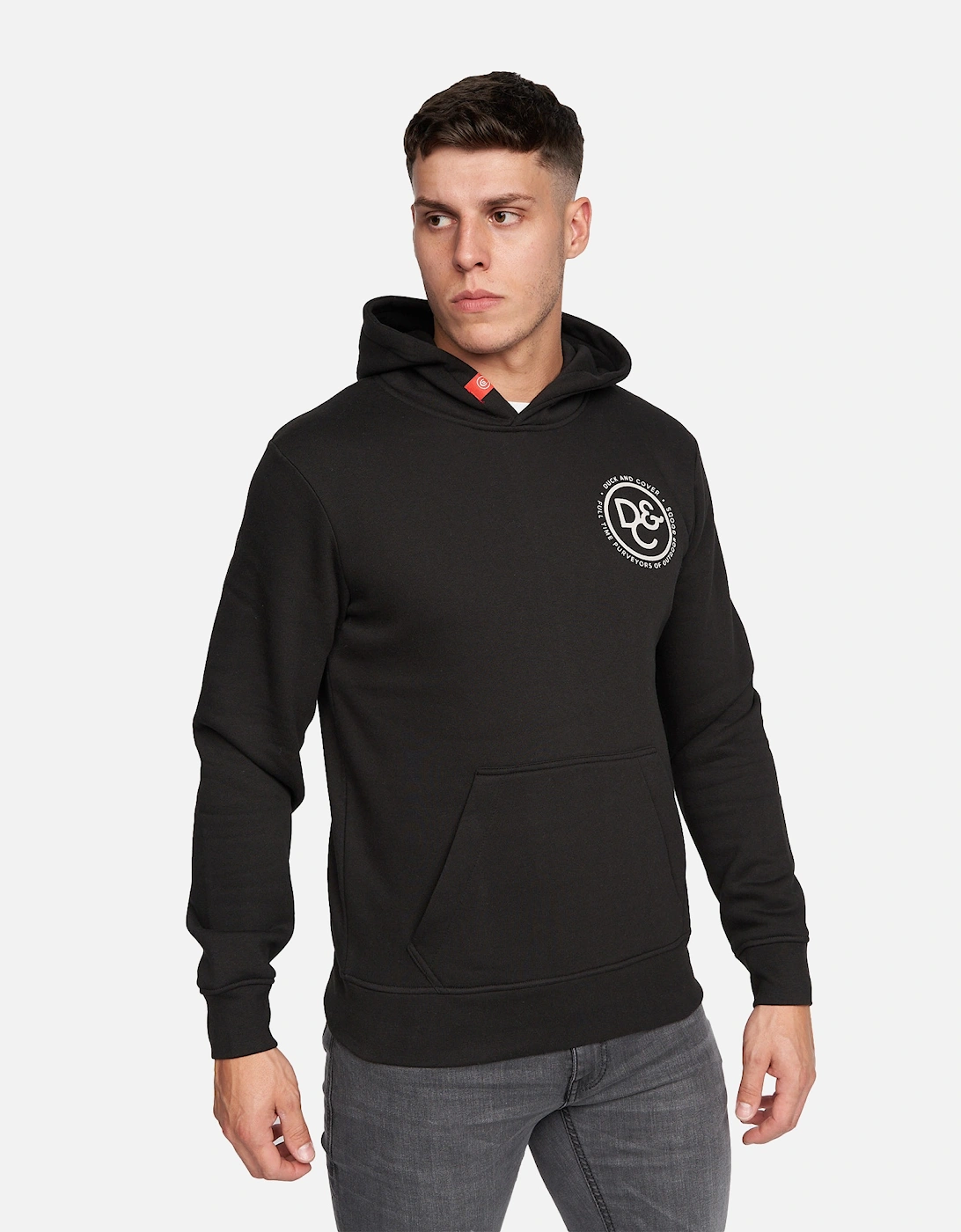 Duck and Cover Mens Macksony Marl Hoodie, 6 of 5