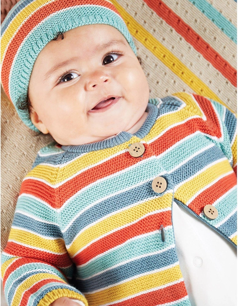 Baby Bright As A Button Cardigan - Multi