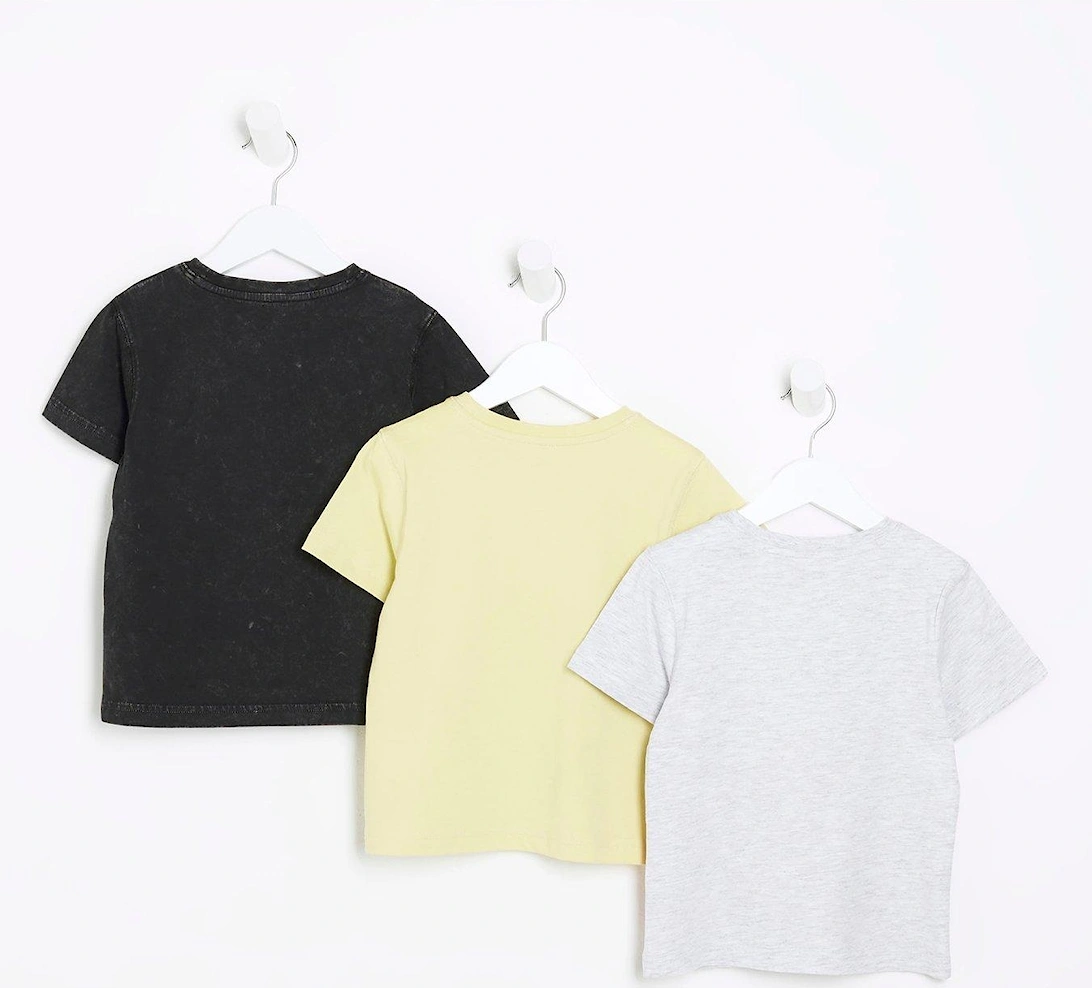 Mini Mini Boy Multi Colour T-Shirt 3 Pack - Multi