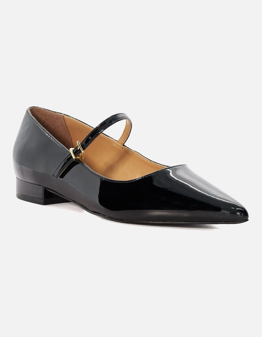 Ladies Hastas - Pointed Patent Mary Janes, 7 of 6